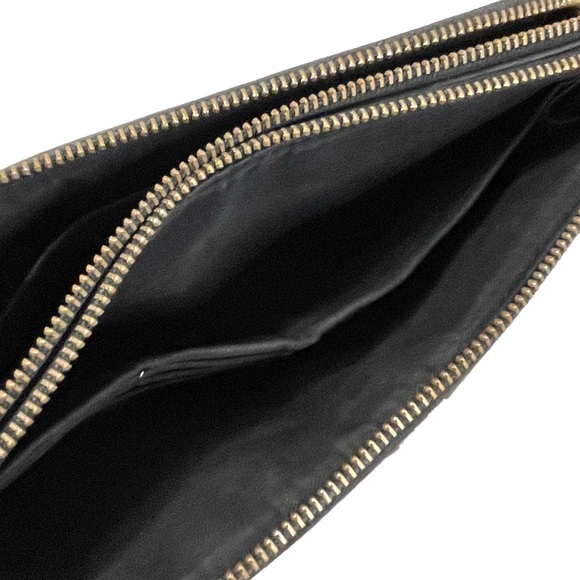 ❤️ Vintage Coach Double Zip Continental Wallet in Signature Canvas - Picture 9 of 12